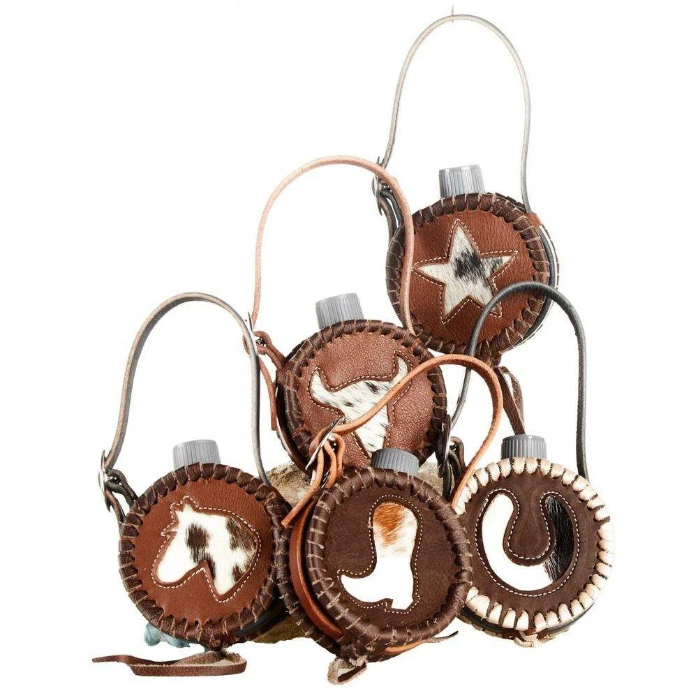 NRS Leather-Covered Mini Canteen With Inlay 3 NRS Leather-Covered Mini Canteen With Inlay - Image 3